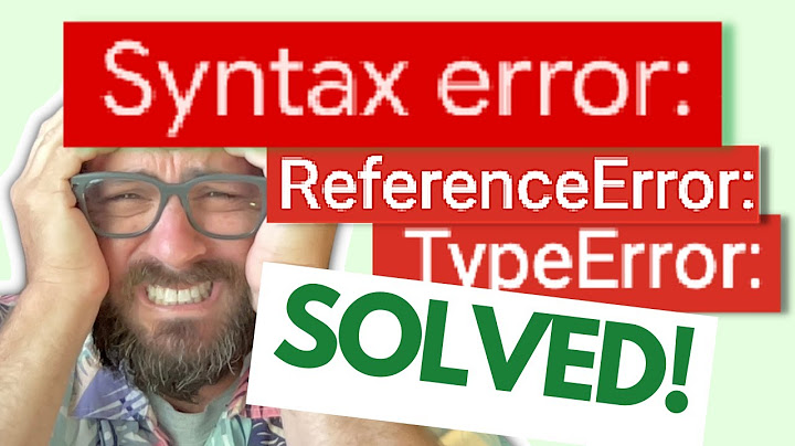 Syntaxerror syntax error google script là lỗi gì năm 2024