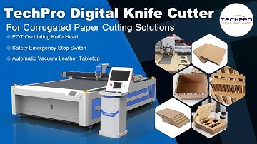 Automatic Digital Oscillating Knife Corrugated Paper Cardboard Box Cutter CNC Cutting Machine