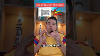 MULTAS DE TRÁNSITO PRESCRIBEN