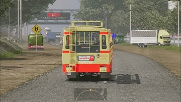 KSRTC superfast trip on heavy traffic road on jawabharath pro| ets2 1.37 gameplay