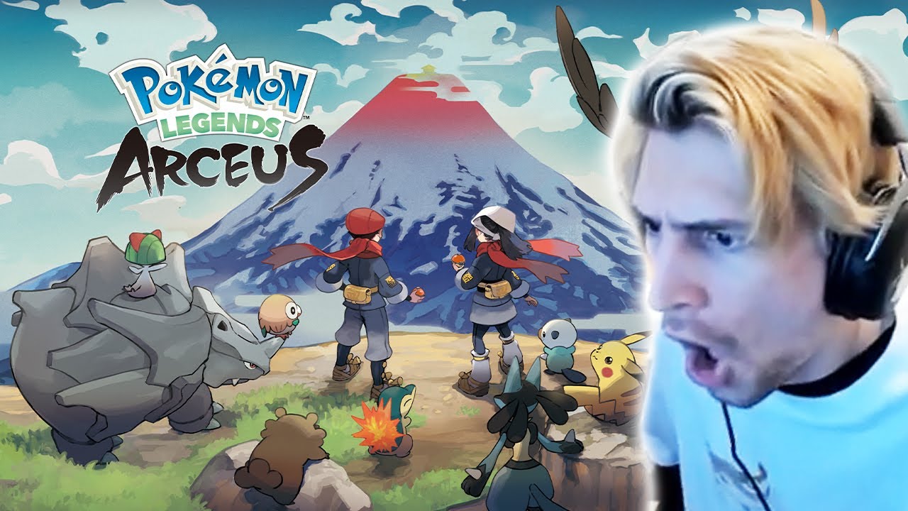 xQc Plays Pokémon Legends: Arceus | Part 1