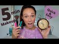 5 Minute Makeup! | Quick &amp; Easy Look
