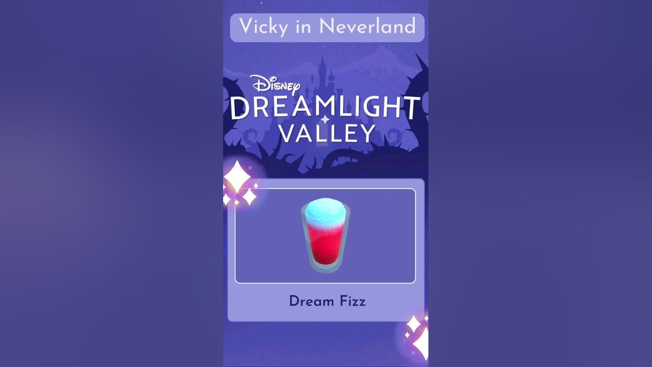 Dream Fizz recipe - Disney Dreamlight Valley - YouTube