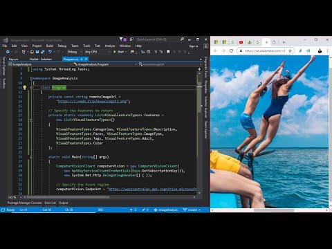 Part 2: Analyzing images using the Vision API in C#
