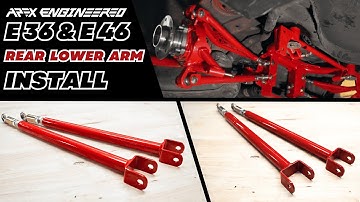Apex Engineered - BMW E36 and E46 Rear Lower Camber Arms - INSTALL