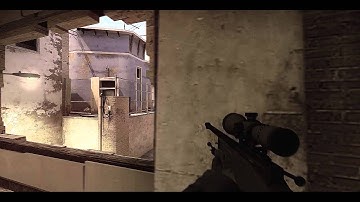 CS GO: Mirage No Scoped Headshot Wallbang Across the Map!