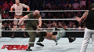 Sheamus U0026 The Usos Vs The Wyatt Family Raw June 30 2014
