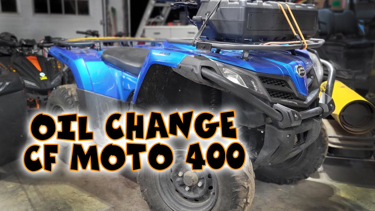 How To Change The Oil On A 2021 CF Moto 400 ATV YouTube