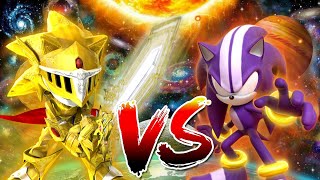 I'LL KILL YOU [Excalibur Sonic Vs Darkspine Sonic] Death Battle Sprites Fight