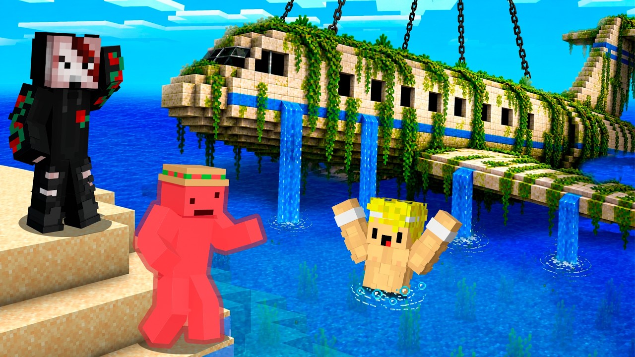 Descubrí un AVIÓN Abandonado en Minecraft