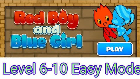 Redboy and Bluegirl Easy ModeLevel 6 7 8 9 10 In Light Temp Maze Android Walkthrough