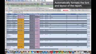 Macro for generating reports
