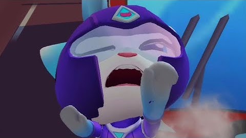 Talking Tom Hero Dash - Funny Fails moment of super Angela part 26