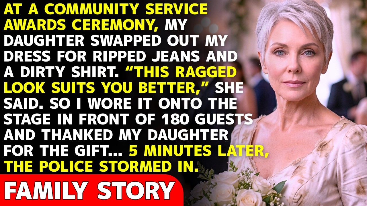 My Daughter Replaced My Dress With A Ragged, Dirty Outfit—So I Wore It On Stage And Said “Thanks”