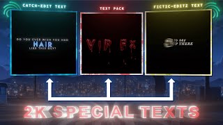 2K Special Text Pack Alight Motion Preset