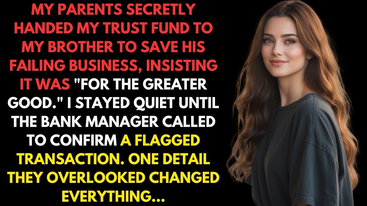 Parents Gave My Trust Fund To My Brother Failed Business—The Bank Manager's Call Changed Everythi