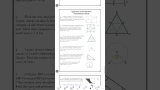 triangles and area related to circle #sslc2026 #maths #sslc #karnatakastudyworld