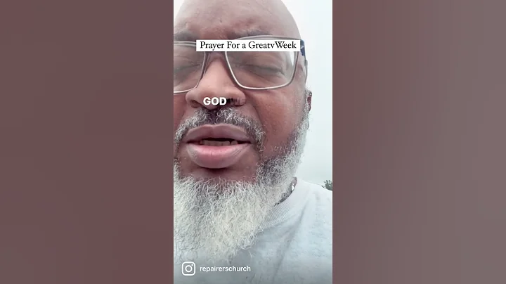 PRAYER FOR A GREAT WEEK #shorts #prayer #greatweek