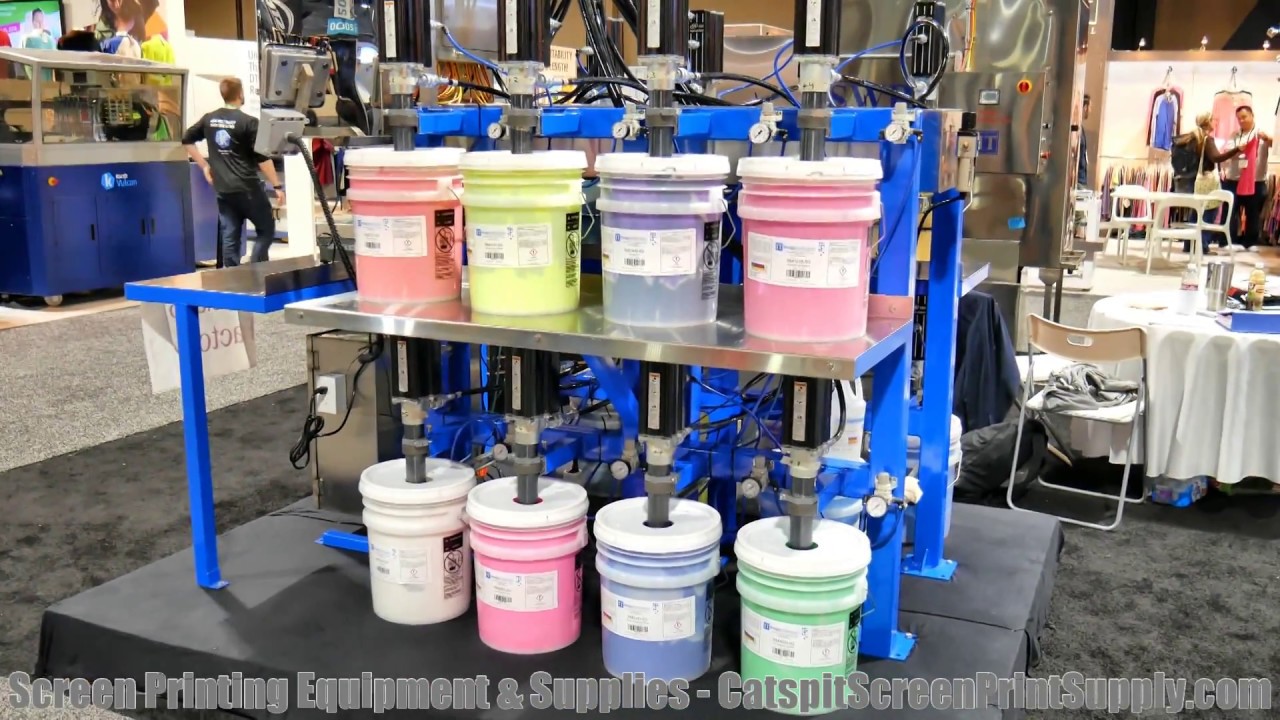 Iss Screen Printing Show Image Technologies Pneumatic Plastisol Ink