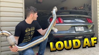 Installing a 3” Catless downpipe on my Mustang Ecoboost