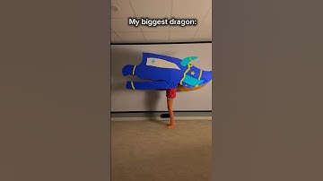My most unique dragons, all in one video #paperdragons #dragon #puppet #bigdragon #art #fyp