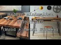 MODERN MINIMALIST FURNITURES / Wood + Metal Frames / Interior Designs / Home Furnitures