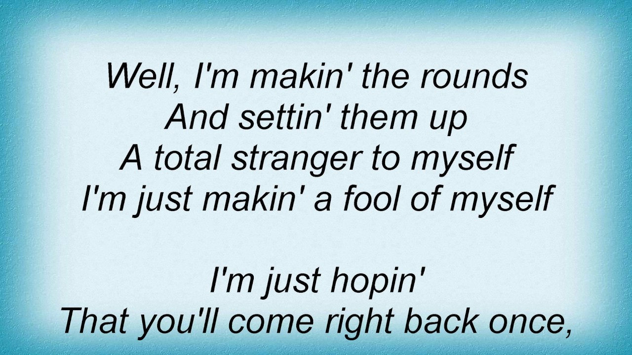 Rod Stewart - I've Been Drinking Lyrics - YouTube