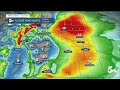 A gusty but dry cold front keeps fire danger high on Thursday