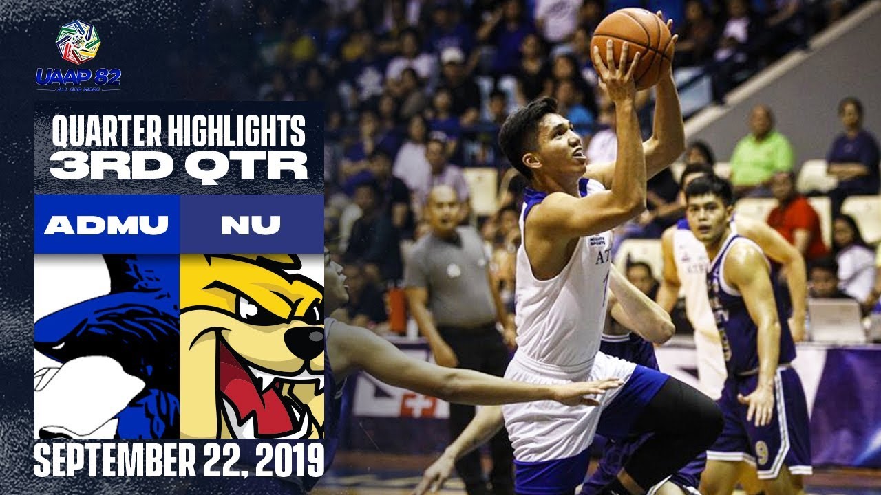 ADMU vs. NU - September 22, 2019 | 3rd Quarter Highlights | UAAP 82 MB