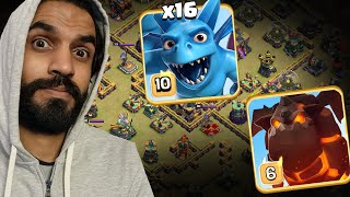 16 Minion Lava loon Attack in Clash of Clans