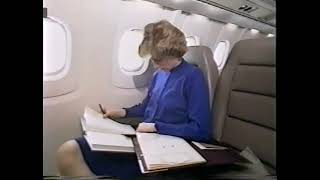 Princess Diana Flies Concorde British Airways To Vienna Austria