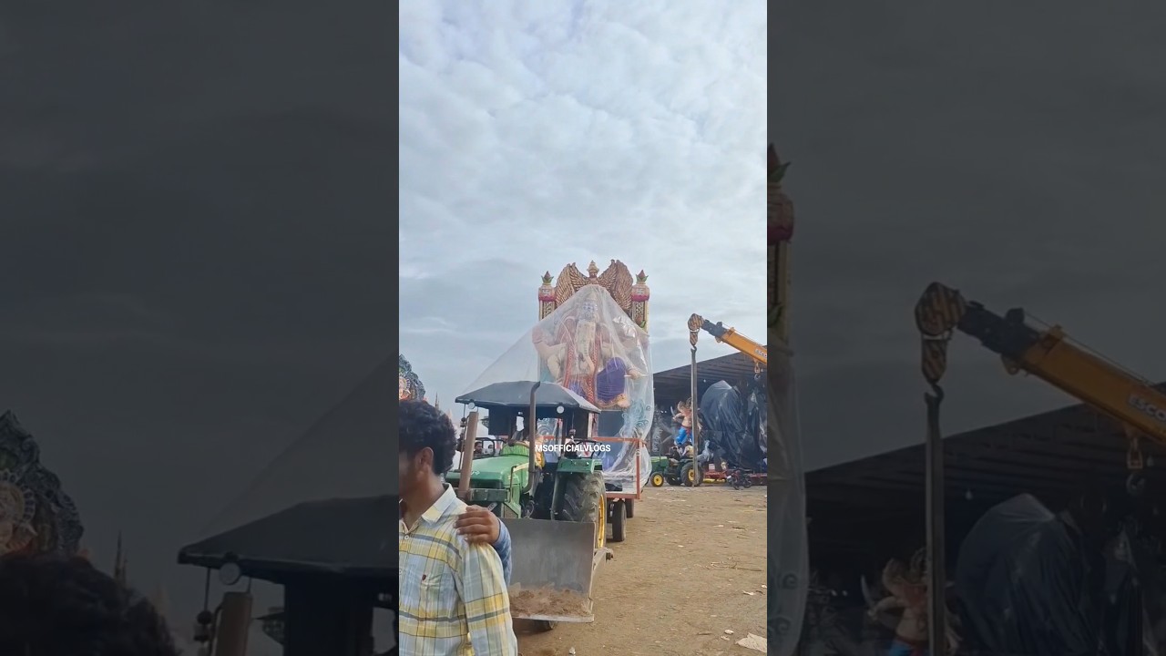 Ganesh Idol Transporting 2025 Bappa Morya 