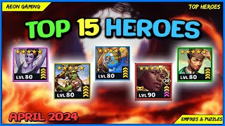 ⭐Best Heroes List in April 2024 - Empires & Puzzles |TOP HEROES| screenshot 1