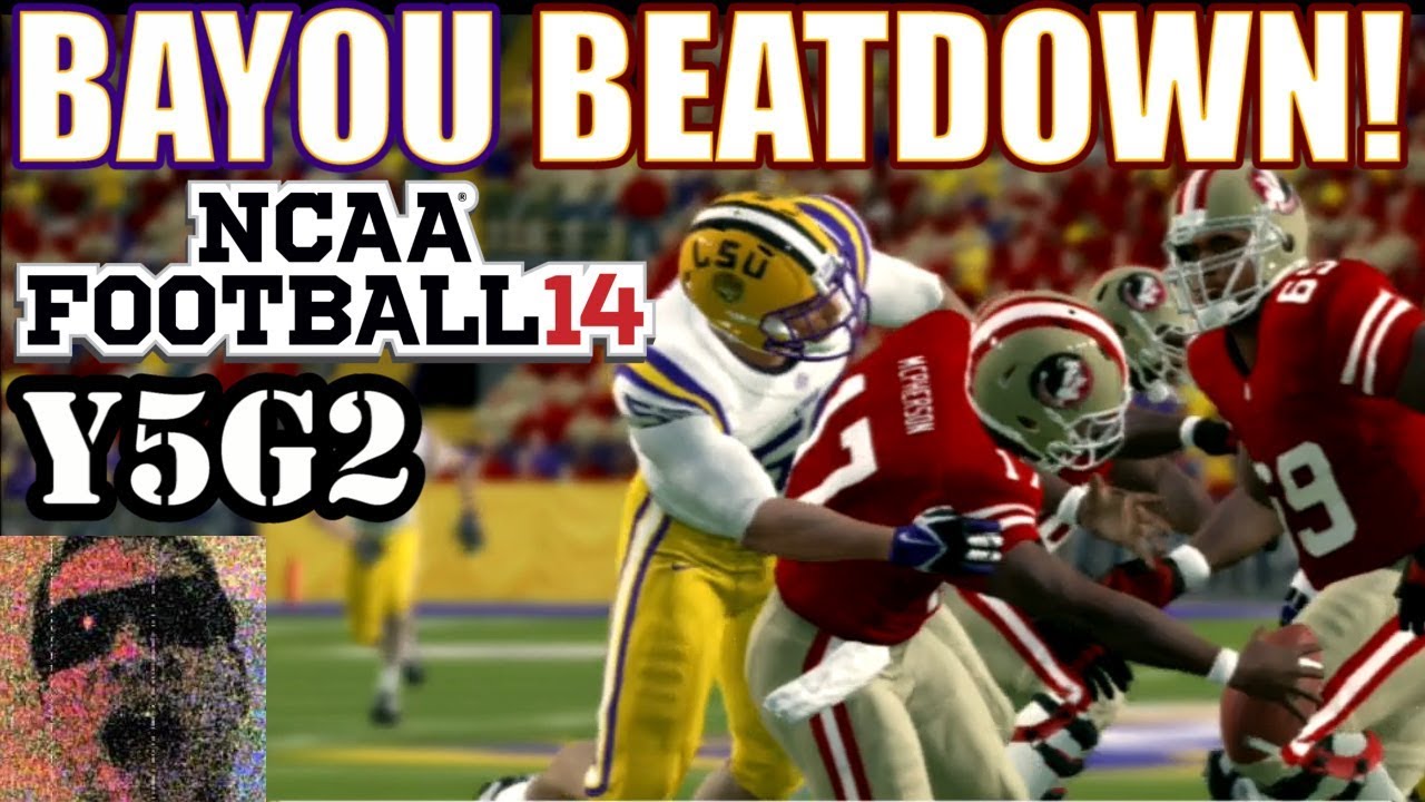NCAA Football 14 Teambuilder Dynasty 14 LSU Year 5 Game 2 YouTube