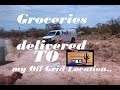 Groceries delivered TO your off grid location @ AZ Off-Grid (Unplugged)