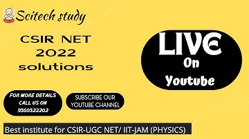 CSIR NET PHYSICS-2022  || PHYSICAL SCIENCES || QUESTION PAPER DISCUSSION || TARGET NET 2022 DEC