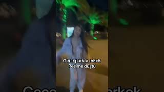 Gece Parkta Sarhoş Erkek Nil Monzenin Peşine Düştü