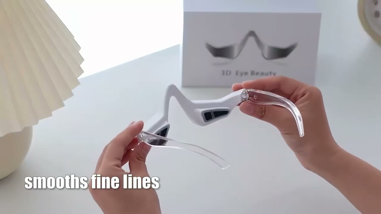 Refresh your eyes with soothing red light! EMS tech reduces wrinkles and dark circles. 💆‍♀️🌟