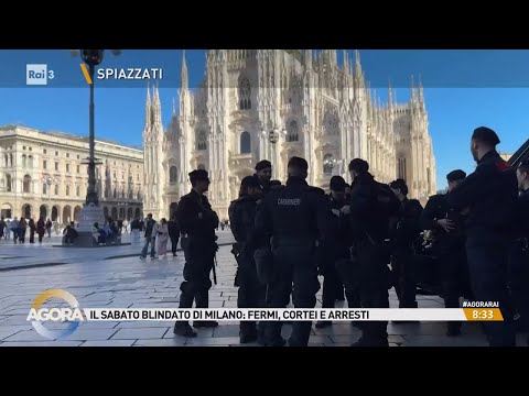 Milan’s locked-down Saturday: detentions, protests, and arrests - Agorà 10/26/2026