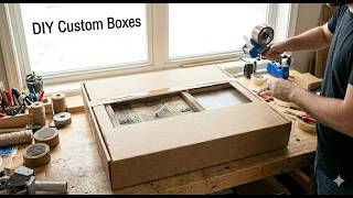 How to Make Custom Shipping Boxes From Cardboard Sheets (Etsy Hack)
