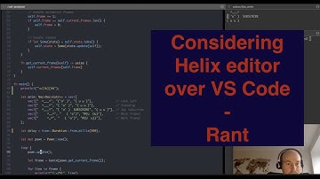 Helix & VS Code as soft skills - rant as a mortal