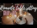 DIY ROMANTIC TABLE SETTING | Valentine's Day Table Setting | Haylie Michelle