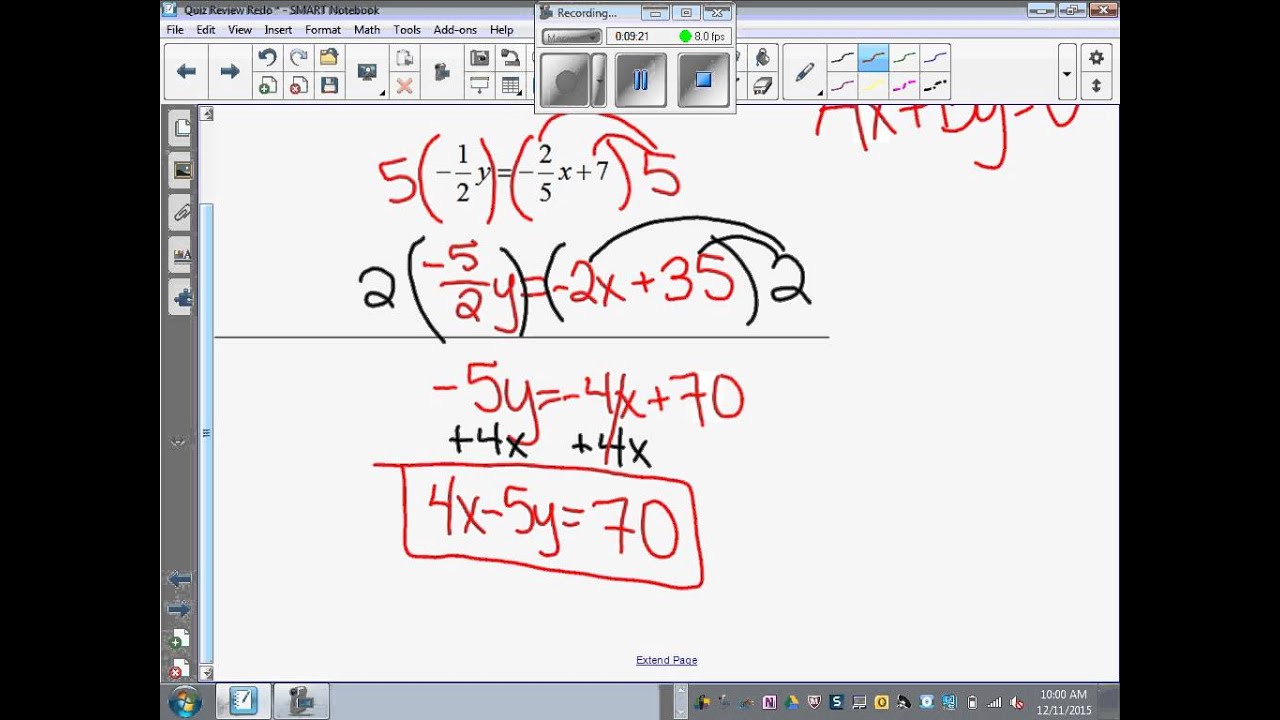day 7 video review of standard form once more december11 1035 youtube standard form 1035
