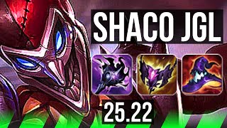 SHACO vs HECARIM (JGL) | 68k DMG, 15/3/15, 1200+ games | KR Master | 25.22