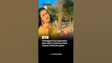 A Chandigarh Police constable has been suspended after his wife’s dance video