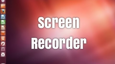 How to Install simple screen recorder in ubuntu 14.04