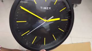UNBOXING TIMEX WALL CLOCK