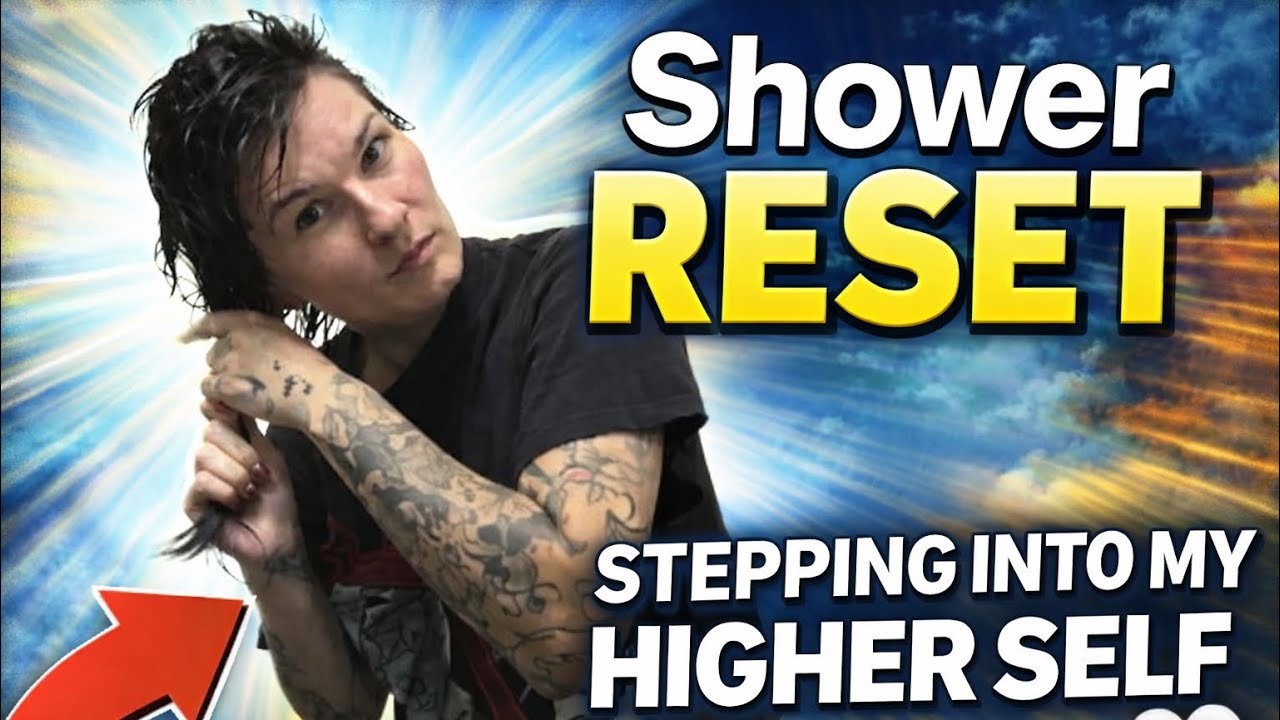 Shower reset because I’m stepping into my higher self 🤍