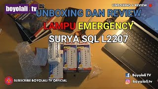 Review Lampu emergency lampu magic merk surya,hannoch,visicom,philips dan matsuyama