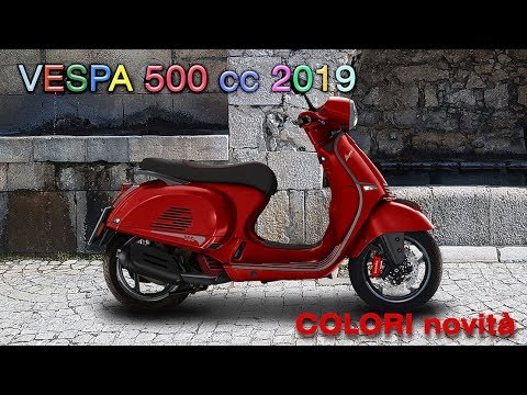 NUOVA VESPA 500 cc 2022 Lammiraglia Piaggio 